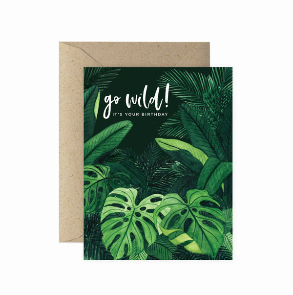 Go Wild Birthday Greeting Card