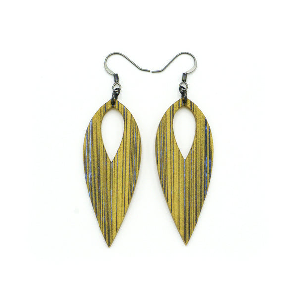 Nativas [13R] // Acrylic Earrings - Celestial Blue, Gold