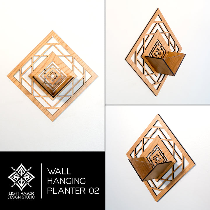 Wall Hanging Planter 02 - LIGHT RAZOR DESIGN STUDIO