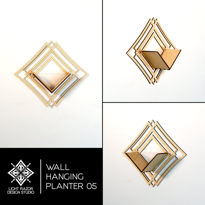 Wall Hanging Planter 05 - LIGHT RAZOR DESIGN STUDIO