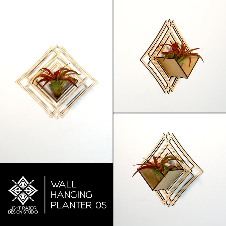Wall Hanging Planter 05 - LIGHT RAZOR DESIGN STUDIO