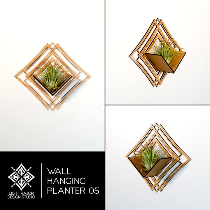 Wall Hanging Planter 05 - LIGHT RAZOR DESIGN STUDIO